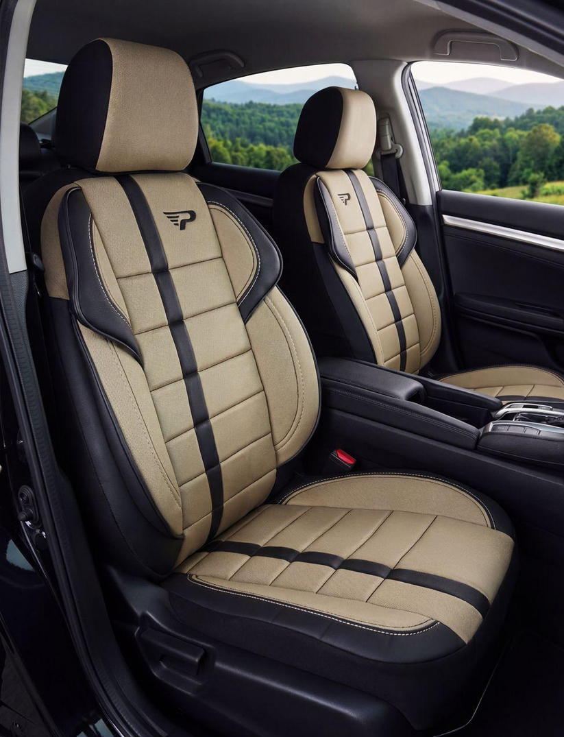Semlin auto presvlake bež-crna boja za automobilska sjedišta