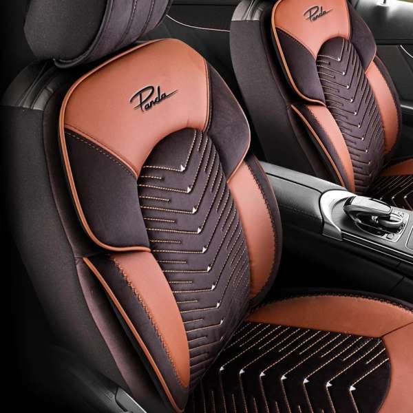 Dubai auto presvlake crna-braonboja za automobilska sedišta